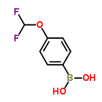 InChI=1/C7H7BF2O3/c9-7(10)13-6-3-1-5(2-4-6)8(11)12/h1-4,7,11-12H