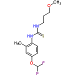 InChI=1/C13H18F2N2O2S/c1-9-8-10(19-12(14)15)4-5-11(9)17-13(20)16-6-3-7-18-2/h4-5,8,12H,3,6-7H2,1-2H3,(H2,16,17,20)