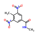 InChI=1/C9H9N3O5/c1-5-7(11(14)15)3-6(9(13)10-2)4-8(5)12(16)17/h3-4H,1-2H3,(H,10,13)