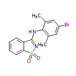 InChI=1/C15H13BrN2O2S/c1-9-7-11(16)8-10(2)14(9)17-15-12-5-3-4-6-13(12)21(19,20)18-15/h3-8H,1-2H3,(H,17,18)