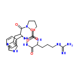 InChI=1/C26H37N9O5/c27-18(13-17-14-30-15-32-17)24(38)35-11-5-9-21(35)23(37)33-19(8-4-10-31-26(28)29)22(36)34-20(25(39)40)12-16-6-2-1-3-7-16/h1-3,6-7,14-15,18-21H,4-5,8-13,27H2,(H,30,32)(H,33,37)(H,34,36)(H,39,40)(H4,28,29,31)