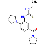 InChI=1/C18H26N4OS/c1-2-19-18(24)20-15-13-14(17(23)22-11-5-6-12-22)7-8-16(15)21-9-3-4-10-21/h7-8,13H,2-6,9-12H2,1H3,(H2,19,20,24)