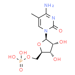ChemSpider 2D Image | 5-Methylcytidylic acid | C10H16N3O8P