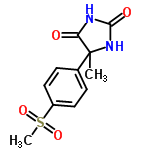 InChI=1/C11H12N2O4S/c1-11(9(14)12-10(15)13-11)7-3-5-8(6-4-7)18(2,16)17/h3-6H,1-2H3,(H2,12,13,14,15)