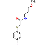 InChI=1/C12H16ClNO2S/c1-16-8-2-7-14-12(15)9-17-11-5-3-10(13)4-6-11/h3-6H,2,7-9H2,1H3,(H,14,15)