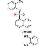 InChI=1/C24H22N2O4S2/c1-17-9-3-5-13-21(17)25-31(27,28)23-15-7-12-20-19(23)11-8-16-24(20)32(29,30)26-22-14-6-4-10-18(22)2/h3-16,25-26H,1-2H3