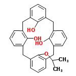 InChI=1/C31H30O4/c1-19(2)35-31-26-13-6-14-27(31)18-25-12-5-10-23(30(25)34)16-21-8-3-7-20(28(21)32)15-22-9-4-11-24(17-26)29(22)33/h3-14,19,32-34H,15-18H2,1-2H3