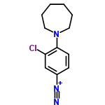 InChI=1/C12H15ClN3/c13-11-9-10(15-14)5-6-12(11)16-7-3-1-2-4-8-16/h5-6,9H,1-4,7-8H2/q+1