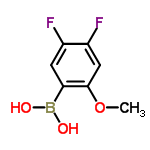 InChI=1/C7H7BF2O3/c1-13-7-3-6(10)5(9)2-4(7)8(11)12/h2-3,11-12H,1H3