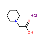 InChI=1/C7H13NO2.ClH/c9-7(10)6-8-4-2-1-3-5-8;/h1-6H2,(H,9,10);1H