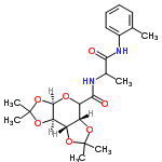 InChI=1/C22H30N2O7/c1-11-9-7-8-10-13(11)24-18(25)12(2)23-19(26)16-14-15(29-21(3,4)28-14)17-20(27-16)31-22(5,6)30-17/h7-10,12,14-17,20H,1-6H3,(H,23,26)(H,24,25)/t12?,14-,15+,16?,17-,20-/m1/s1