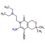 InChI=1/C17H26N4OS/c1-5-20(6-2)7-8-21-15(19)13(10-18)12-9-17(3,4)22-11-14(12)16(21)23/h5-9,11,19H2,1-4H3