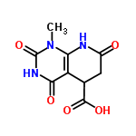 InChI=1/C9H9N3O5/c1-12-6-5(7(14)11-9(12)17)3(8(15)16)2-4(13)10-6/h3H,2H2,1H3,(H,10,13)(H,15,16)(H,11,14,17)