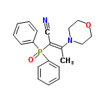 InChI=1/C20H21N2O2P/c1-17(22-12-14-24-15-13-22)20(16-21)25(23,18-8-4-2-5-9-18)19-10-6-3-7-11-19/h2-11H,12-15H2,1H3/b20-17+