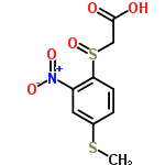 InChI=1/C9H9NO5S2/c1-16-6-2-3-8(7(4-6)10(13)14)17(15)5-9(11)12/h2-4H,5H2,1H3,(H,11,12)