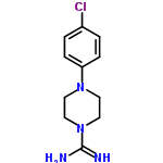 InChI=1/C11H15ClN4/c12-9-1-3-10(4-2-9)15-5-7-16(8-6-15)11(13)14/h1-4H,5-8H2,(H3,13,14)