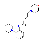 InChI=1/C18H28N4OS/c24-18(19-8-11-21-12-14-23-15-13-21)20-16-6-2-3-7-17(16)22-9-4-1-5-10-22/h2-3,6-7H,1,4-5,8-15H2,(H2,19,20,24)