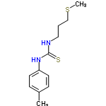 InChI=1/C12H18N2S2/c1-10-4-6-11(7-5-10)14-12(15)13-8-3-9-16-2/h4-7H,3,8-9H2,1-2H3,(H2,13,14,15)