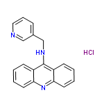 InChI=1/C19H15N3.ClH/c1-3-9-17-15(7-1)19(16-8-2-4-10-18(16)22-17)21-13-14-6-5-11-20-12-14;/h1-12H,13H2,(H,21,22);1H