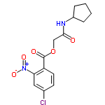 InChI=1/C14H15ClN2O5/c15-9-5-6-11(12(7-9)17(20)21)14(19)22-8-13(18)16-10-3-1-2-4-10/h5-7,10H,1-4,8H2,(H,16,18)