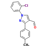 InChI=1/C17H13ClN2O/c1-12-6-8-13(9-7-12)17-14(11-21)10-20(19-17)16-5-3-2-4-15(16)18/h2-11H,1H3