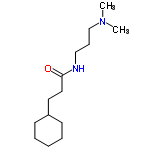 InChI=1/C14H28N2O/c1-16(2)12-6-11-15-14(17)10-9-13-7-4-3-5-8-13/h13H,3-12H2,1-2H3,(H,15,17)