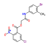 InChI=1/C16H12BrClN2O5/c1-9-6-11(3-4-13(9)17)19-15(21)8-25-16(22)12-7-10(18)2-5-14(12)20(23)24/h2-7H,8H2,1H3,(H,19,21)