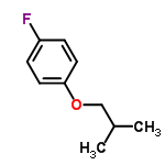 InChI=1/C10H13FO/c1-8(2)7-12-10-5-3-9(11)4-6-10/h3-6,8H,7H2,1-2H3