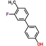 InChI=1/C13H11FO/c1-9-2-3-11(8-13(9)14)10-4-6-12(15)7-5-10/h2-8,15H,1H3