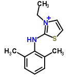 InChI=1/C13H16N2S/c1-4-15-8-9-16-13(15)14-12-10(2)6-5-7-11(12)3/h5-9H,4H2,1-3H3/p+1