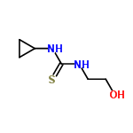 InChI=1/C6H12N2OS/c9-4-3-7-6(10)8-5-1-2-5/h5,9H,1-4H2,(H2,7,8,10)