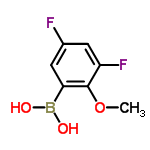 InChI=1/C7H7BF2O3/c1-13-7-5(8(11)12)2-4(9)3-6(7)10/h2-3,11-12H,1H3