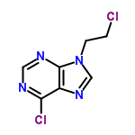 InChI=1/C7H6Cl2N4/c8-1-2-13-4-12-5-6(9)10-3-11-7(5)13/h3-4H,1-2H2