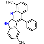 InChI=1/C23H18N2/c1-14-11-12-19-18(13-14)21-20(16-8-4-3-5-9-16)17-10-6-7-15(2)22(17)25-23(21)24-19/h3-13H,1-2H3,(H,24,25)