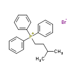 InChI=1/C23H26P.BrH/c1-20(2)18-19-24(21-12-6-3-7-13-21,22-14-8-4-9-15-22)23-16-10-5-11-17-23;/h3-17,20H,18-19H2,1-2H3;1H/q+1;/p-1