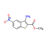 InChI=1/C10H8N2O4S/c1-16-10(13)9-8(11)6-4-5(12(14)15)2-3-7(6)17-9/h2-4H,11H2,1H3