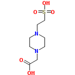 InChI=1/C8H16N2O5S/c11-8(12)7-10-3-1-9(2-4-10)5-6-16(13,14)15/h1-7H2,(H,11,12)(H,13,14,15)