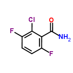 InChI=1/C7H4ClF2NO/c8-6-4(10)2-1-3(9)5(6)7(11)12/h1-2H,(H2,11,12)