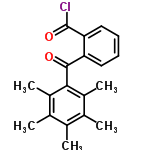 InChI=1/C19H19ClO2/c1-10-11(2)13(4)17(14(5)12(10)3)18(21)15-8-6-7-9-16(15)19(20)22/h6-9H,1-5H3