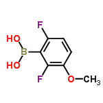 InChI=1/C7H7BF2O3/c1-13-5-3-2-4(9)6(7(5)10)8(11)12/h2-3,11-12H,1H3