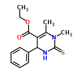 InChI=1/C15H18N2O2S/c1-4-19-14(18)12-10(2)17(3)15(20)16-13(12)11-8-6-5-7-9-11/h5-9,13H,4H2,1-3H3,(H,16,20)