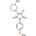 InChI=1/C17H19ClN2O3/c1-11-4-3-9-19(10-11)15-14(18)16(21)20(17(15)22)12-5-7-13(23-2)8-6-12/h5-8,11H,3-4,9-10H2,1-2H3