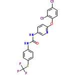 InChI=1/C19H12Cl2F3N3O2S/c20-11-1-7-16(15(21)9-11)29-17-8-4-13(10-25-17)27-18(28)26-12-2-5-14(6-3-12)30-19(22,23)24/h1-10H,(H2,26,27,28)