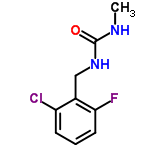 InChI=1/C9H10ClFN2O/c1-12-9(14)13-5-6-7(10)3-2-4-8(6)11/h2-4H,5H2,1H3,(H2,12,13,14)