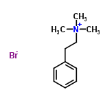 InChI=1/C11H18N.BrH/c1-12(2,3)10-9-11-7-5-4-6-8-11;/h4-8H,9-10H2,1-3H3;1H/q+1;/p-1