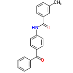 InChI=1/C21H17NO2/c1-15-6-5-9-18(14-15)21(24)22-19-12-10-17(11-13-19)20(23)16-7-3-2-4-8-16/h2-14H,1H3,(H,22,24)