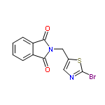 InChI=1/C12H7BrN2O2S/c13-12-14-5-7(18-12)6-15-10(16)8-3-1-2-4-9(8)11(15)17/h1-5H,6H2