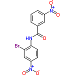 InChI=1/C13H8BrN3O5/c14-11-7-10(17(21)22)4-5-12(11)15-13(18)8-2-1-3-9(6-8)16(19)20/h1-7H,(H,15,18)