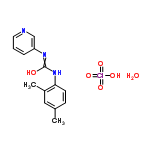 InChI=1/C14H15N3O.ClHO4.H2O/c1-10-5-6-13(11(2)8-10)17-14(18)16-12-4-3-7-15-9-12;2-1(3,4)5;/h3-9H,1-2H3,(H2,16,17,18);(H,2,3,4,5);1H2