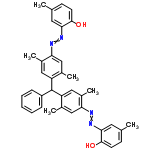 InChI=1/C37H36N4O2/c1-22-12-14-35(42)33(16-22)40-38-31-20-24(3)29(18-26(31)5)37(28-10-8-7-9-11-28)30-19-27(6)32(21-25(30)4)39-41-34-17-23(2)13-15-36(34)43/h7-21,37,42-43H,1-6H3